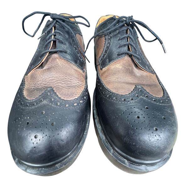 ⁠Vintage Dr Martens Made In England 3934 Two Tone Wingtip Oxfords Size 10⁠ US 11 main image 12